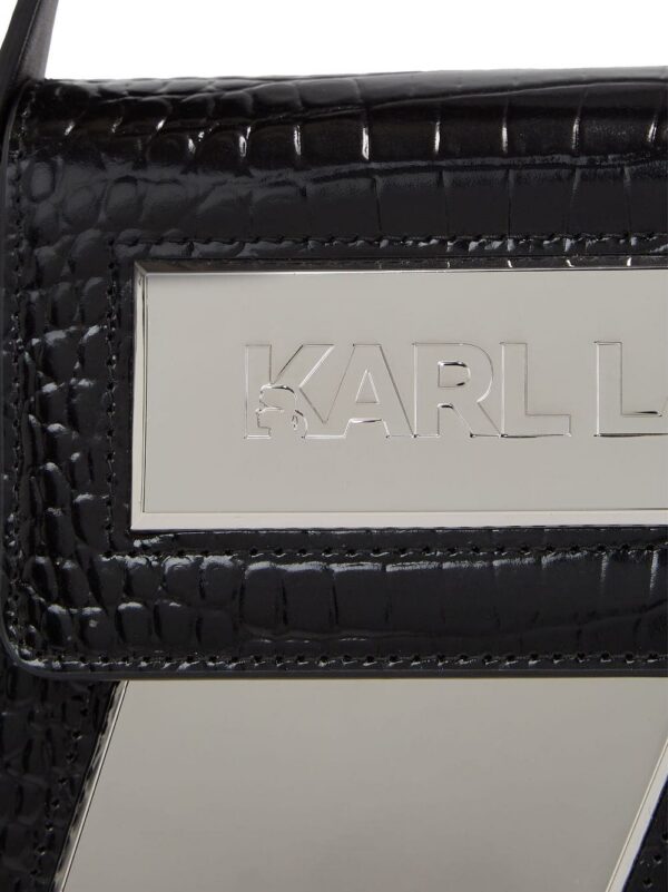 20083288_50787997_1000.jpg Karl Lagerfeld IKON/K crocodile-effect shoulder bag