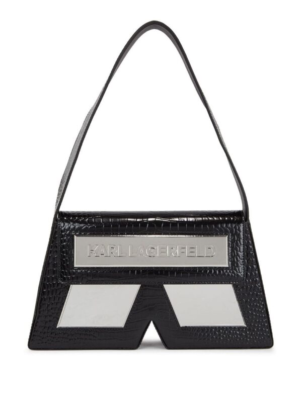 20083288_50788001_1000.jpg Karl Lagerfeld IKON/K crocodile-effect shoulder bag