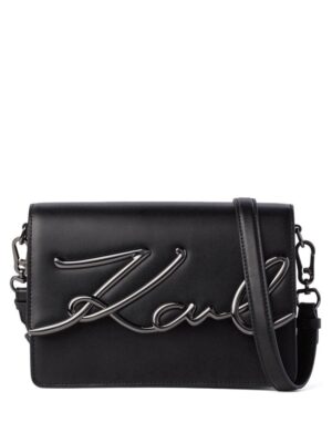 20083427_51982337_1000.jpg Karl Lagerfeld medium Signature leather shoulder bag