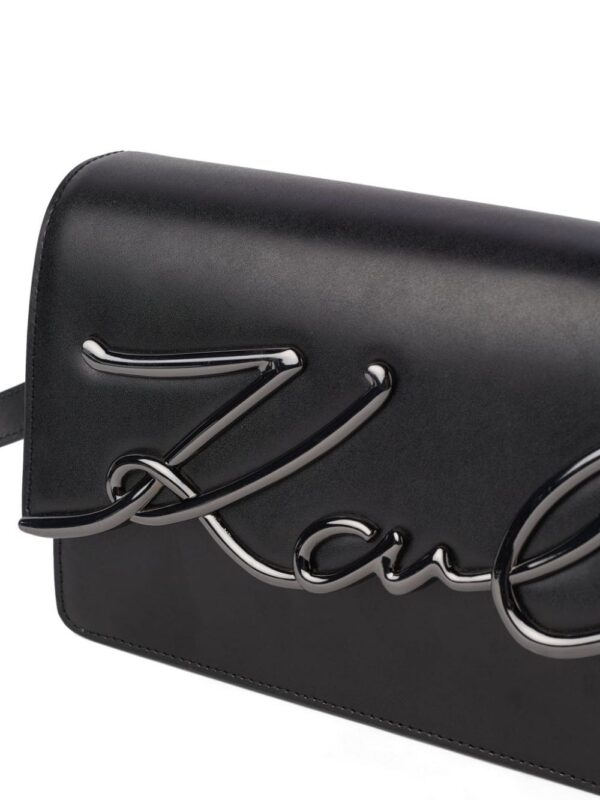 20083427_51982338_1000.jpg Karl Lagerfeld medium Signature leather shoulder bag