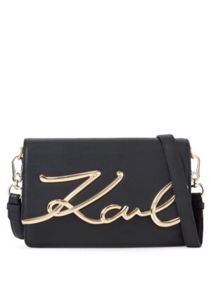 20083459_51263891_1000.jpg Karl Lagerfeld medium Signature leather shoulder bag