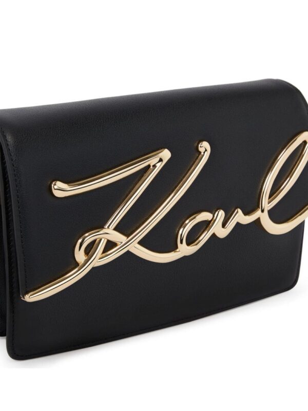 20083459_51263895_1000.jpg Karl Lagerfeld medium Signature leather shoulder bag