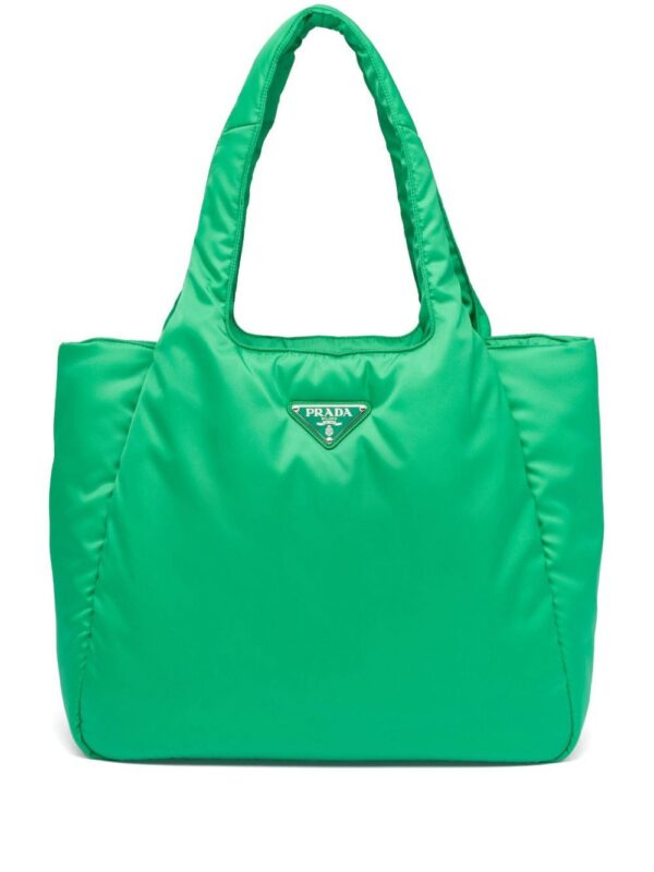 Prada large padded tote bag