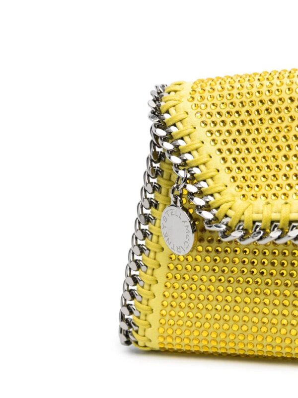 20091594_45270497_1000.jpg Stella McCartney Falabella crystal-embellished faux-leather clutch bag