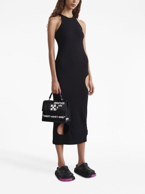 Off-White Jitney 1.4 slogan-print top-handle bag