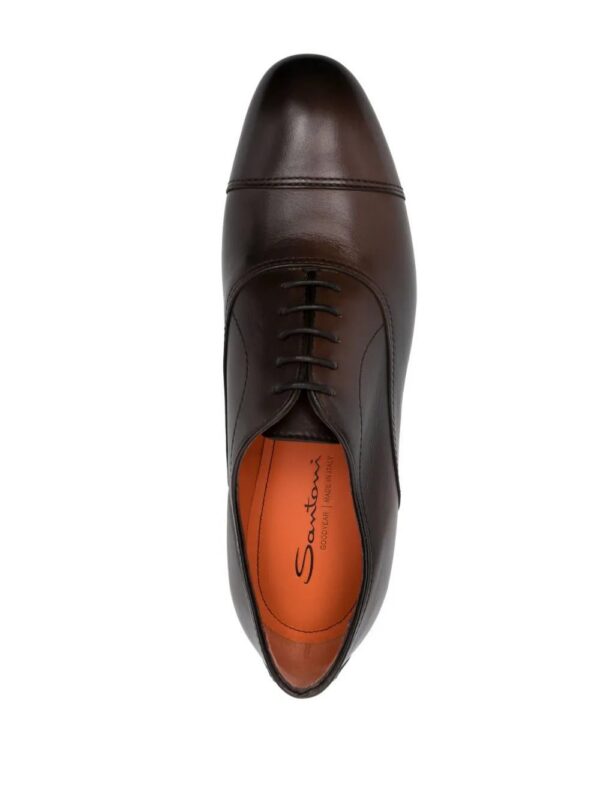 20109815_50453752_1000.jpg Santoni almond-toe leather oxford shoes