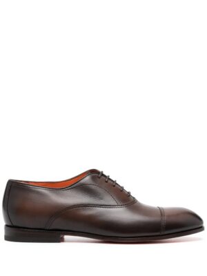 20109815_50453764_1000.jpg Santoni almond-toe leather oxford shoes