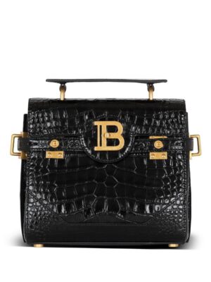 20111971_45240197_1000-1.jpg Balmain B-Buzz 23 crocodile-embossed tote bag