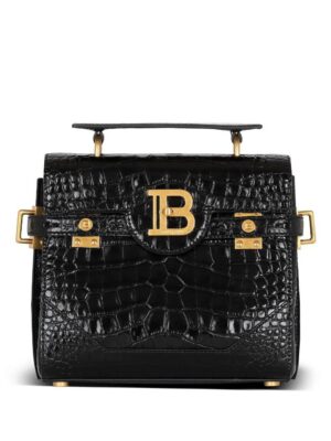 20111971_45240197_1000.jpg Balmain B-Buzz 23 crocodile-embossed tote bag