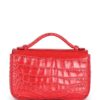 Balmain B-Buzz crocodile-effect mini bag