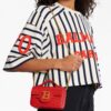 Balmain B-Buzz crocodile-effect mini bag