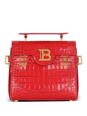 20112803_45236965_1000.jpg Balmain B-Buzz 23 crocodile-embossed tote bag