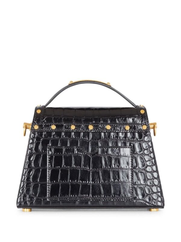 20112809_50875880_1000.jpg Balmain Bbuzz Dynastie embossed-crocodile bag
