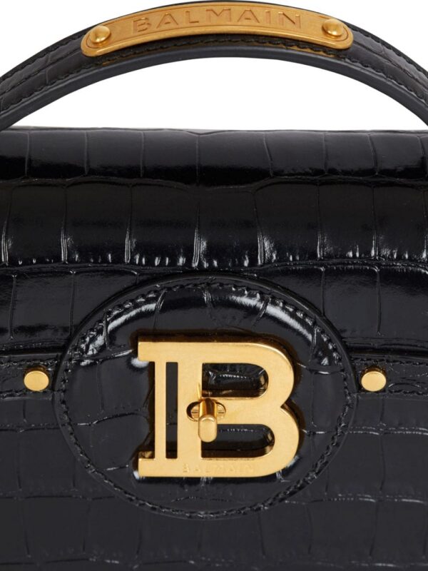 20112809_50875881_1000.jpg Balmain Bbuzz Dynastie embossed-crocodile bag