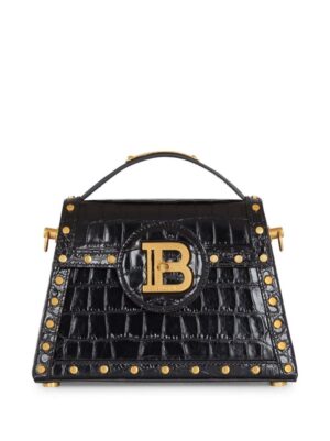 20112809_50875882_1000.jpg Balmain Bbuzz Dynastie embossed-crocodile bag