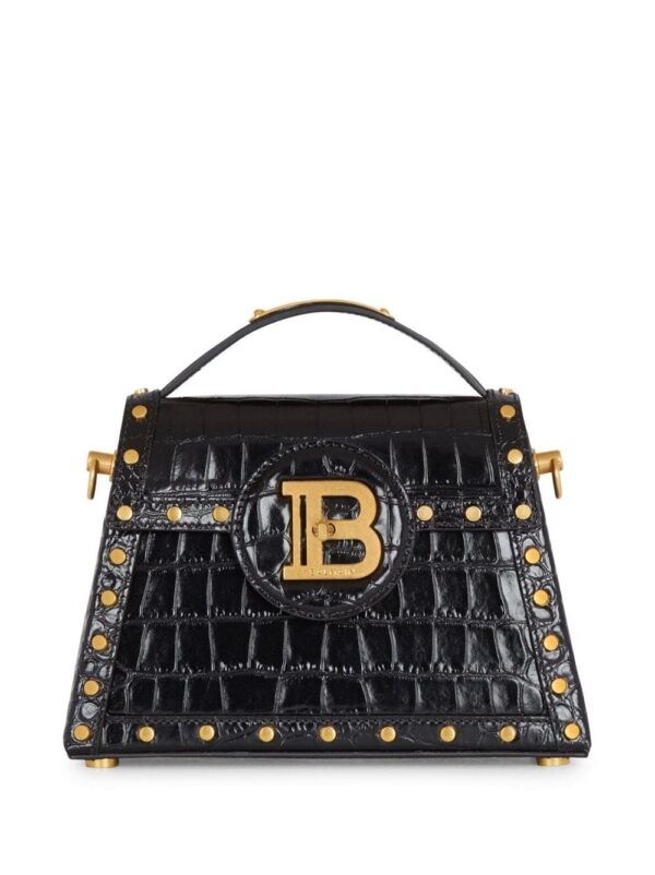 20112809_50875882_1000.jpg Balmain Bbuzz Dynastie embossed-crocodile bag