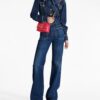 Balmain mini 1945 Soft leather shoulder bag