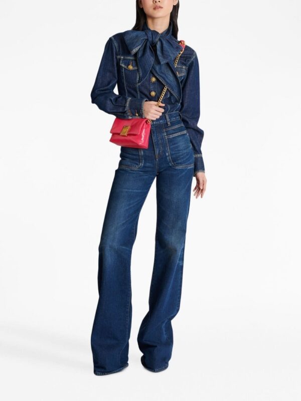 Balmain mini 1945 Soft leather shoulder bag