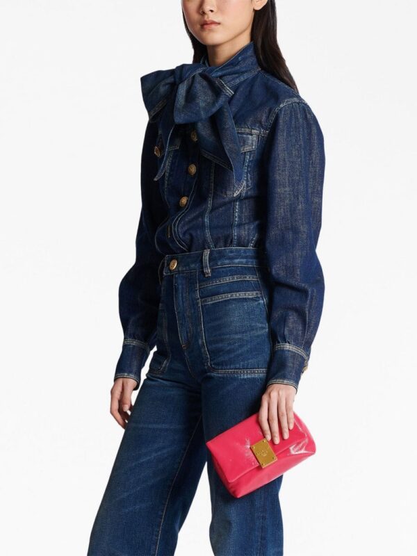 Balmain mini 1945 Soft leather shoulder bag