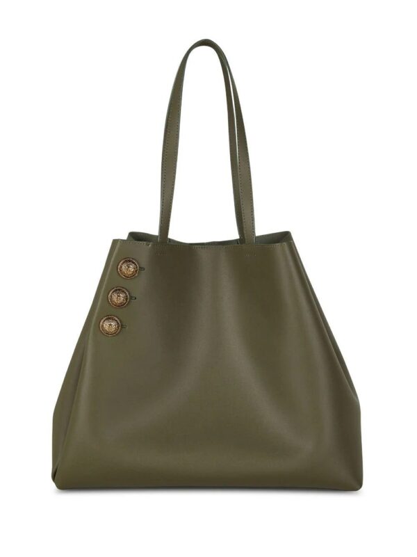 Balmain  Embleme leather tote bag