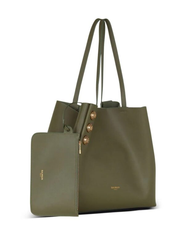 Balmain  Embleme leather tote bag