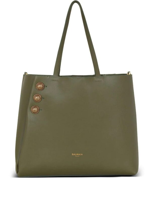 Balmain  Embleme leather tote bag