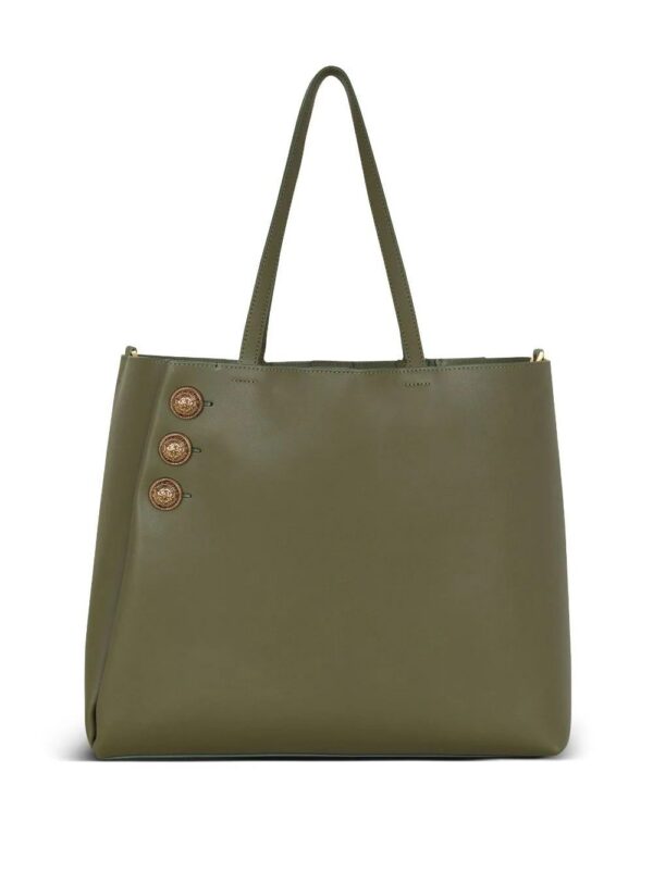 Balmain  Embleme leather tote bag