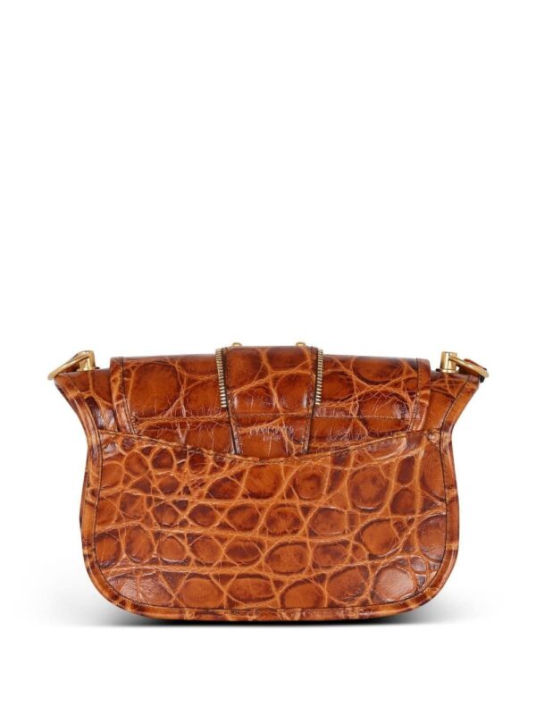 20112916_45236858_1000.jpg Balmain Blaze crocodile-embossed shoulder bag