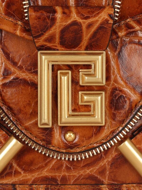 20112916_45237406_1000.jpg Balmain Blaze crocodile-embossed shoulder bag