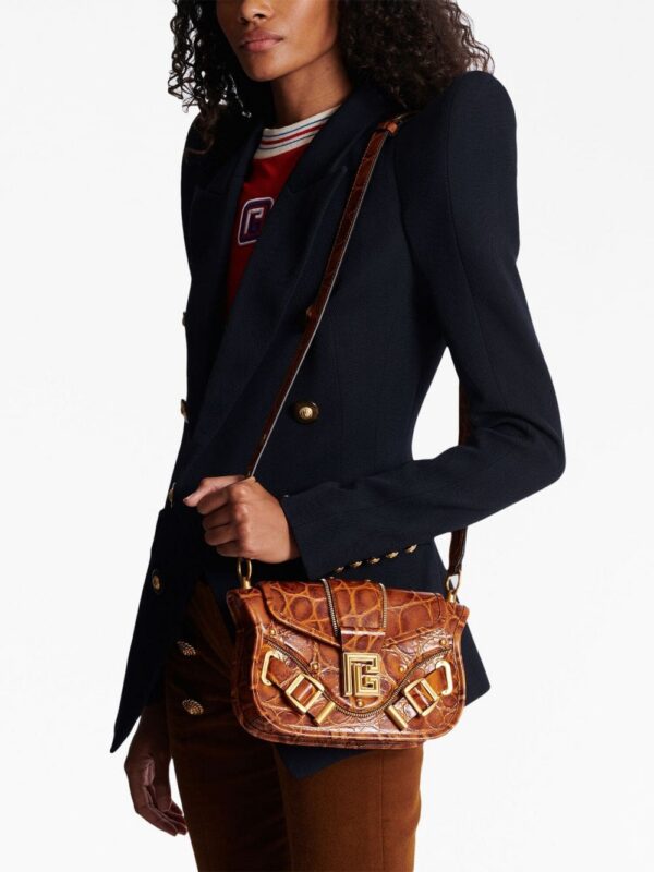 20112916_45237407_1000.jpg Balmain Blaze crocodile-embossed shoulder bag