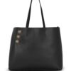 Balmain Emblème leather tote bag