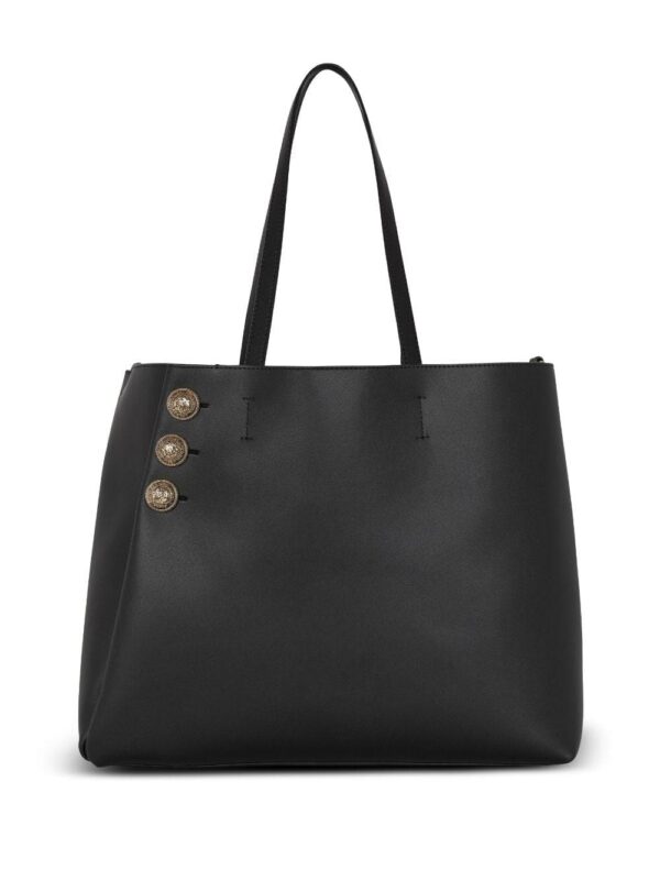 Balmain Emblème leather tote bag