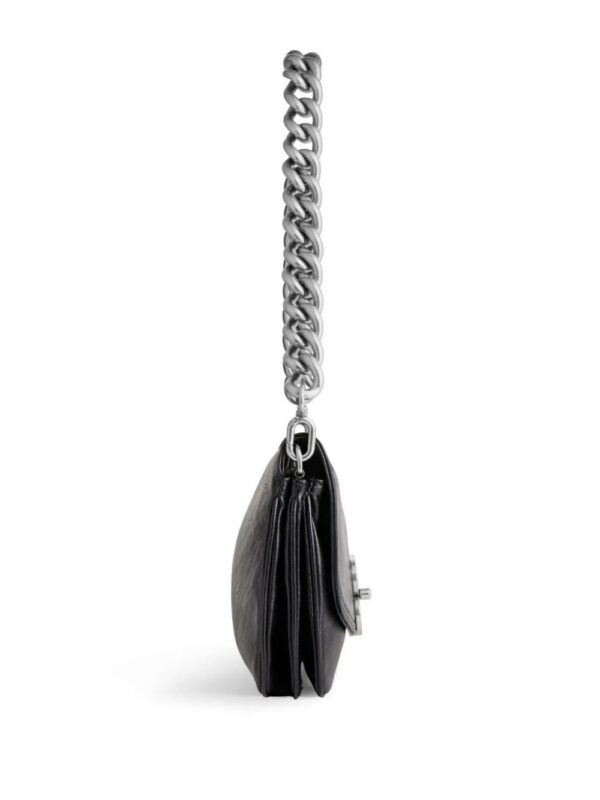 Balenciaga  logo-plaque leather shoulder bag