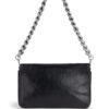 Balenciaga  logo-plaque leather shoulder bag