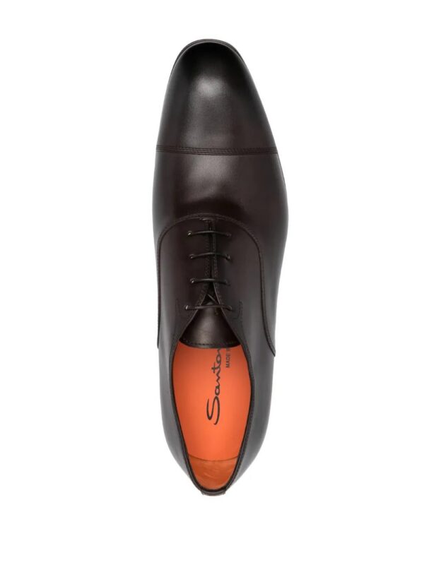 20118832_51009198_1000.jpg Santoni almond-toe lace-up leather shoes