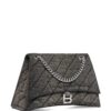 Balenciaga  medium Crush denim shoulder bag