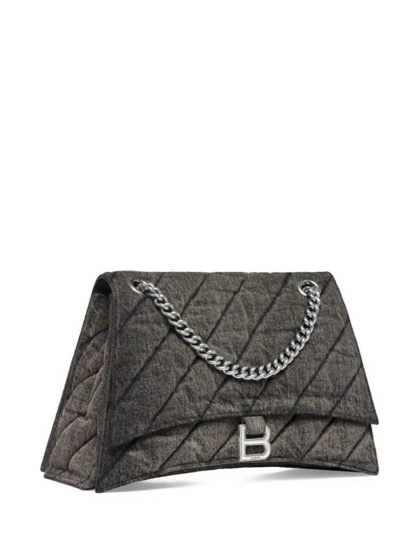 Balenciaga  medium Crush denim shoulder bag