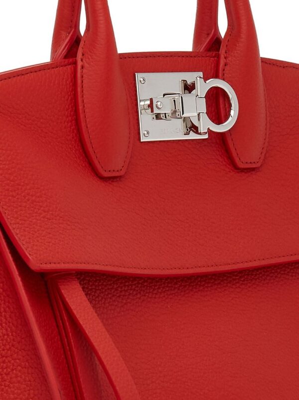 20148895_50355412_1000.jpg Ferragamo Studio Soft leather tote bag
