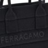 Ferragamo small logo-print tote bag