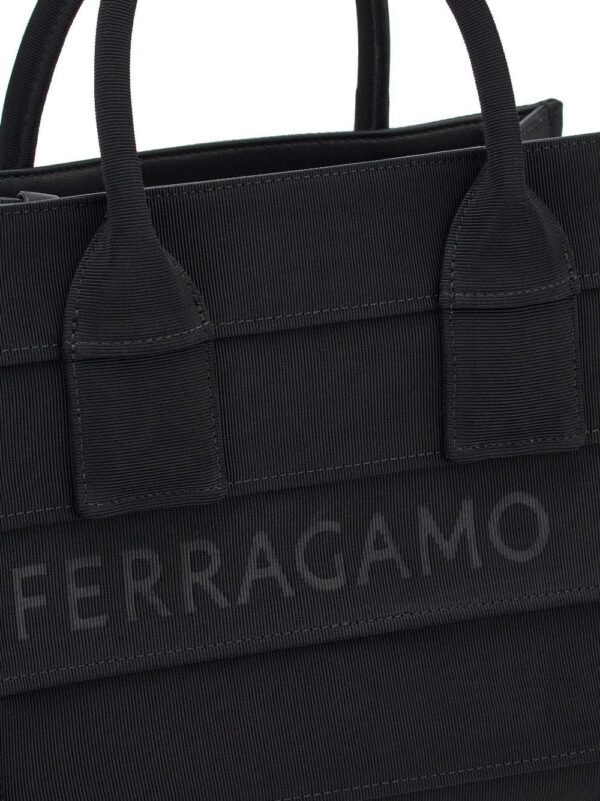 Ferragamo small logo-print tote bag