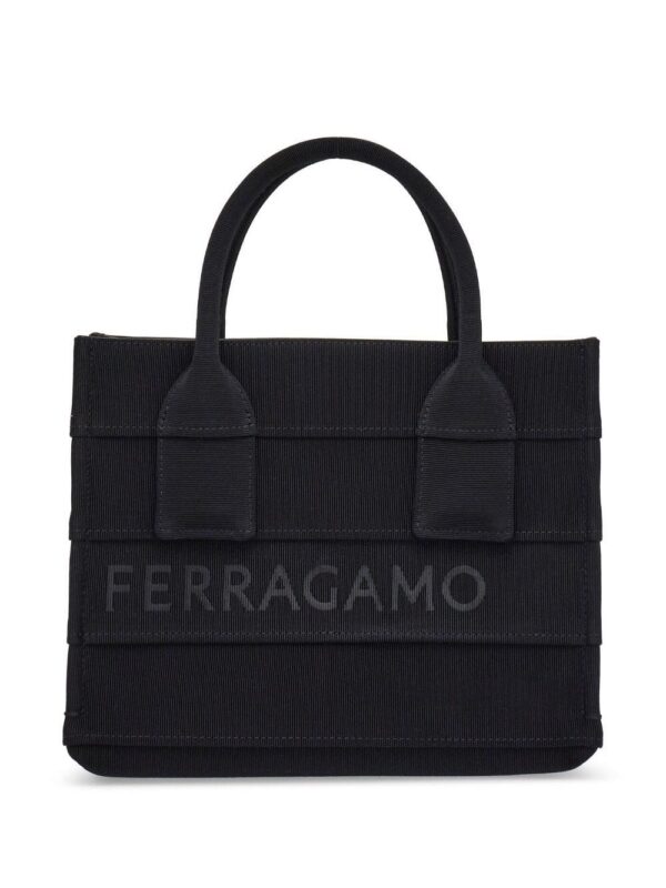 Ferragamo small logo-print tote bag