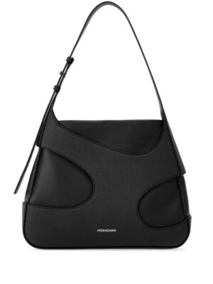 20148911_50237989_1000.jpg Ferragamo logo-print cut-out detailing shoulder bag