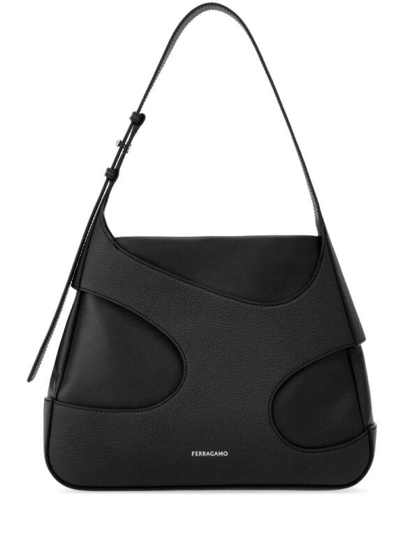 20148911_50237989_1000.jpg Ferragamo logo-print cut-out detailing shoulder bag