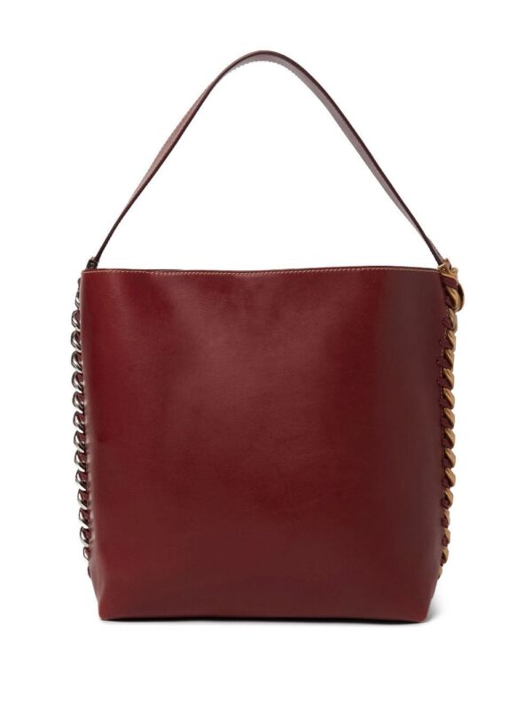 20149576_50359927_1000.jpg Stella McCartney Frayme logo-plaque tote bag