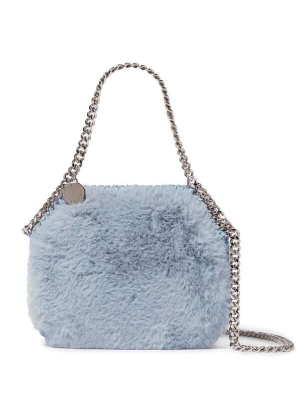 20149634_50358456_1000.jpg Stella McCartney mini Falabella faux-fur tote bag