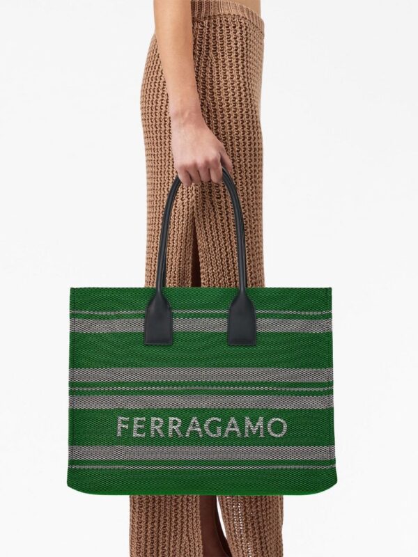 20150586_50144670_1000.jpg Ferragamo large jacquard striped tote bag