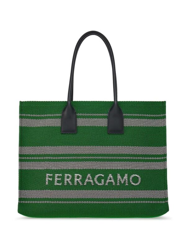 20150586_50144671_1000.jpg Ferragamo large jacquard striped tote bag