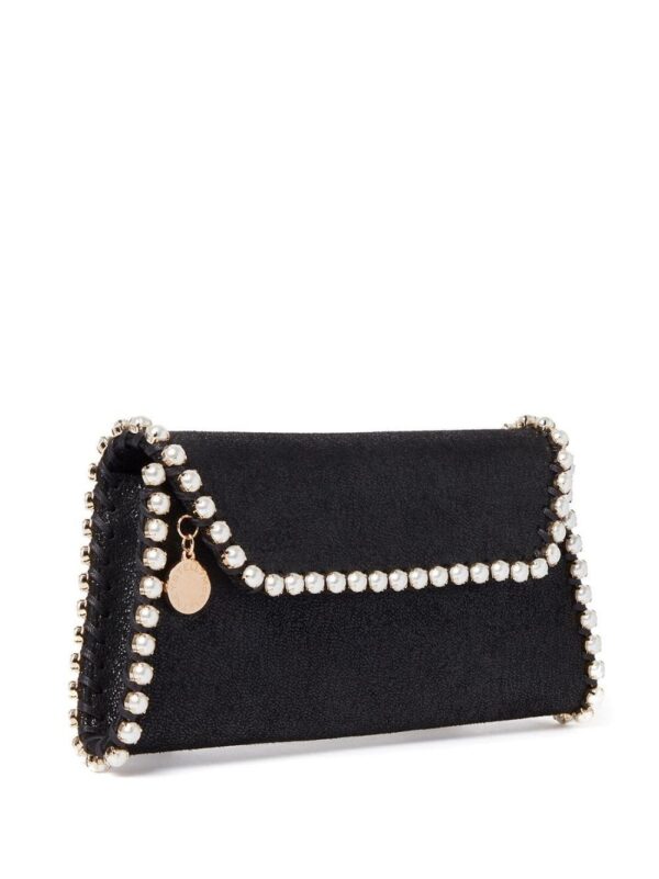 20151413_50358972_1000.jpg Stella McCartney Falabella pearl-detail clutch bag