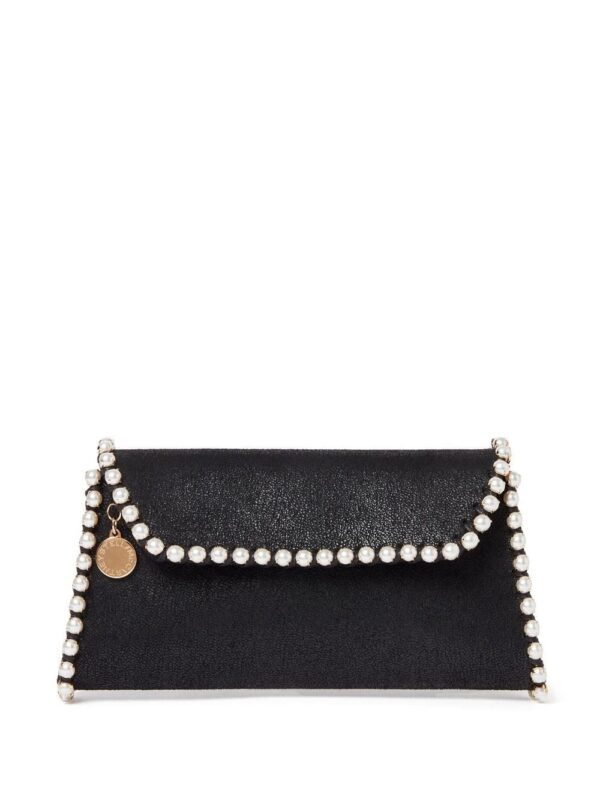20151413_50358977_1000.jpg Stella McCartney Falabella pearl-detail clutch bag