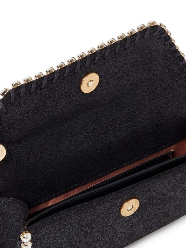 20151413_50358979_1000.jpg Stella McCartney Falabella pearl-detail clutch bag